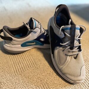 Nike Gray and Blue Running Shoes